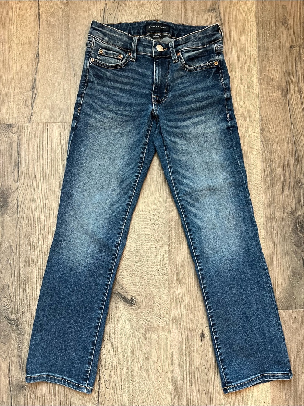 Aeropostale mid rise Straight leg blue Jeans